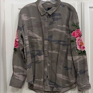 Rails Camouflage Shirt in Olive and Khaki
